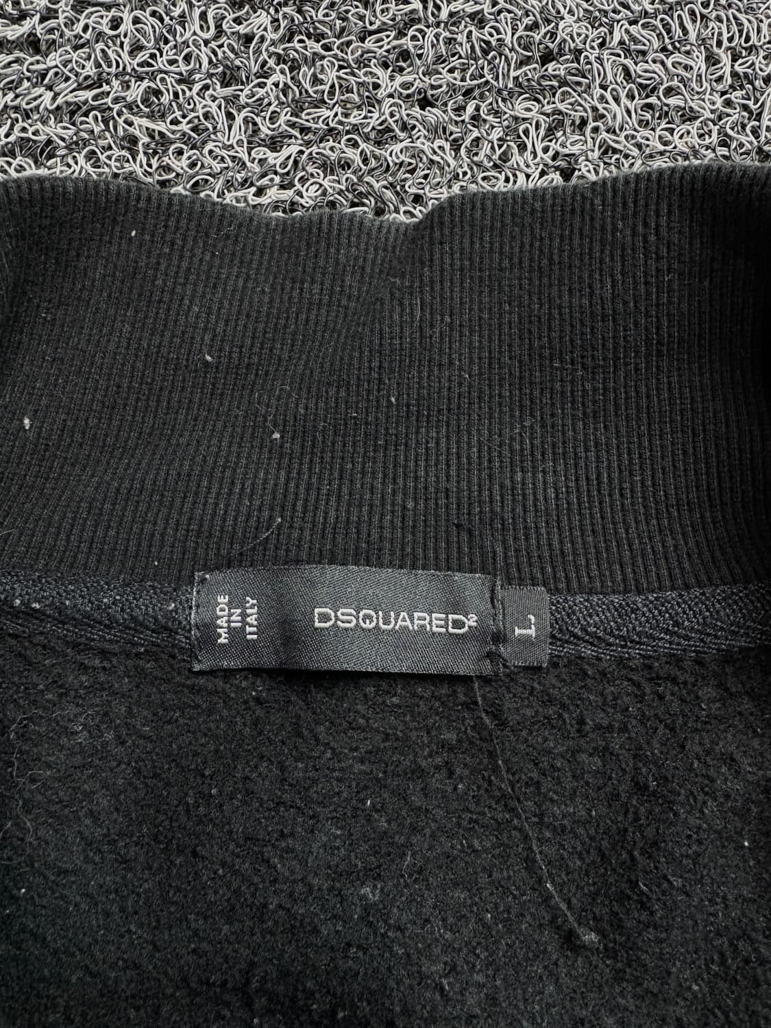 디스퀘어드 빅로고 올드스쿨 하이넥 스웻 집업 자켓 2135 상품이미지3