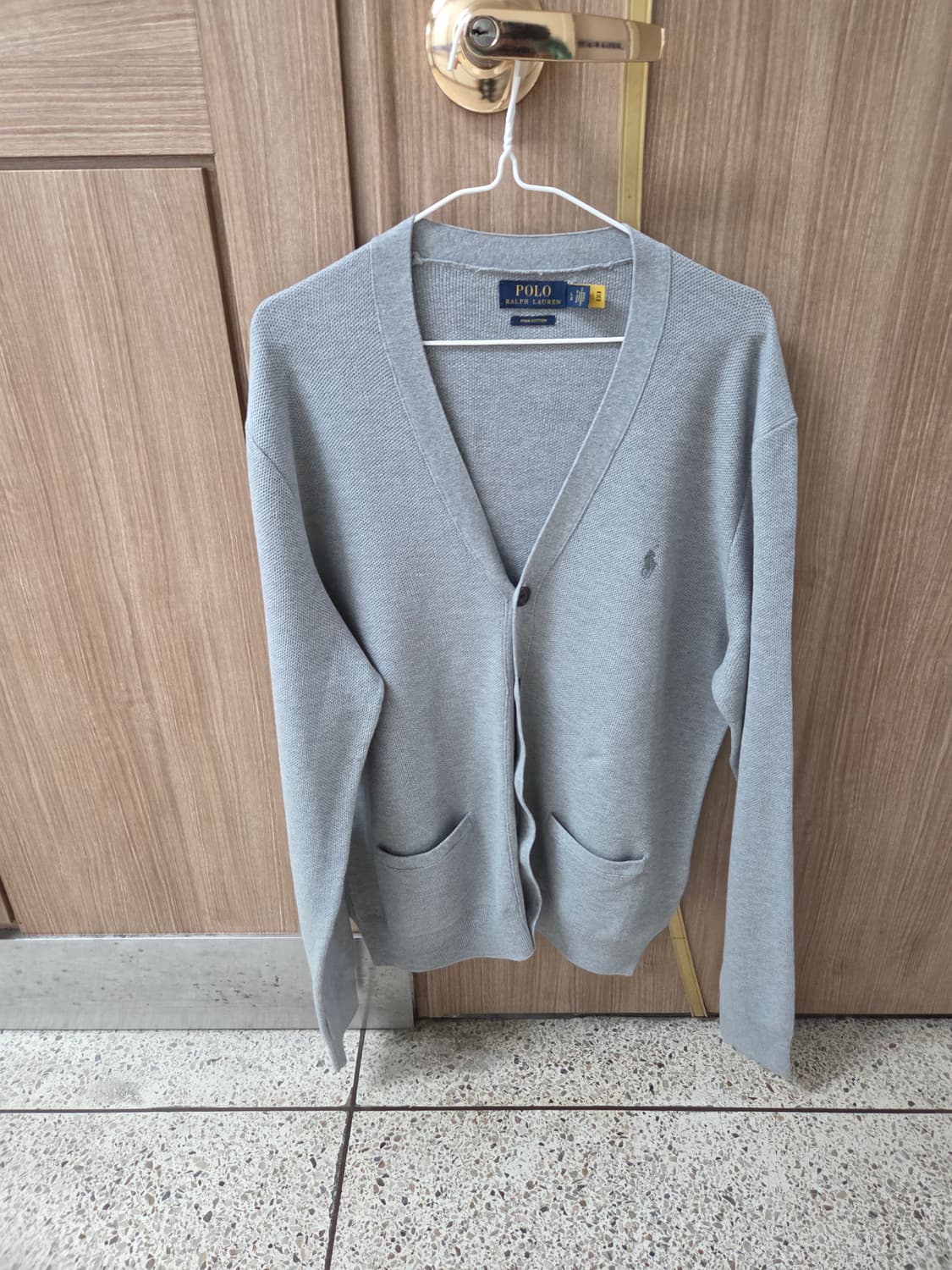 폴로 qr 니트 가디건 L 상품이미지1