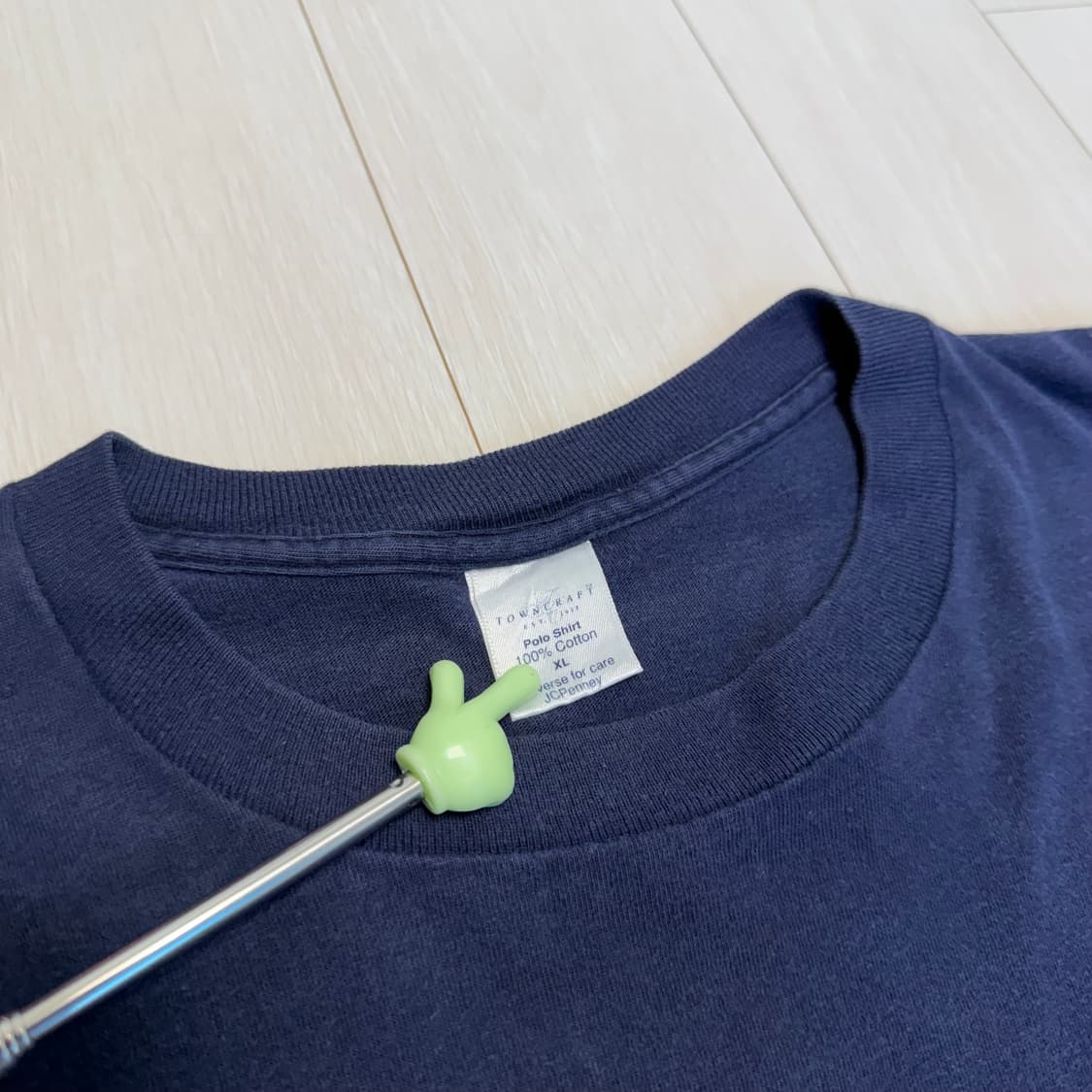 90s Vintage Navy Blank Pocket Tee 상품이미지3