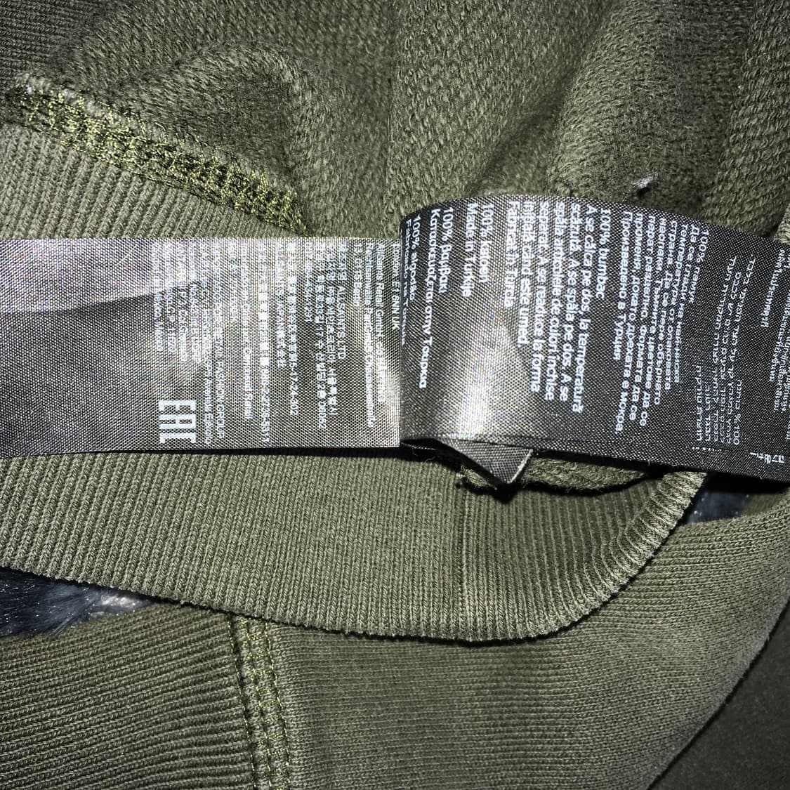 투티/0206 ALLSAINTS 자수로고 맨투맨 스웻셔츠 카키 상품이미지6