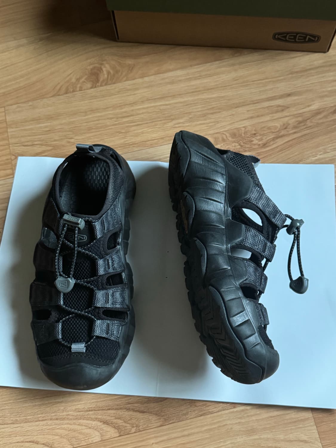 킨 하이퍼포트 H2 블랙 여성 샌들 240 상품이미지5