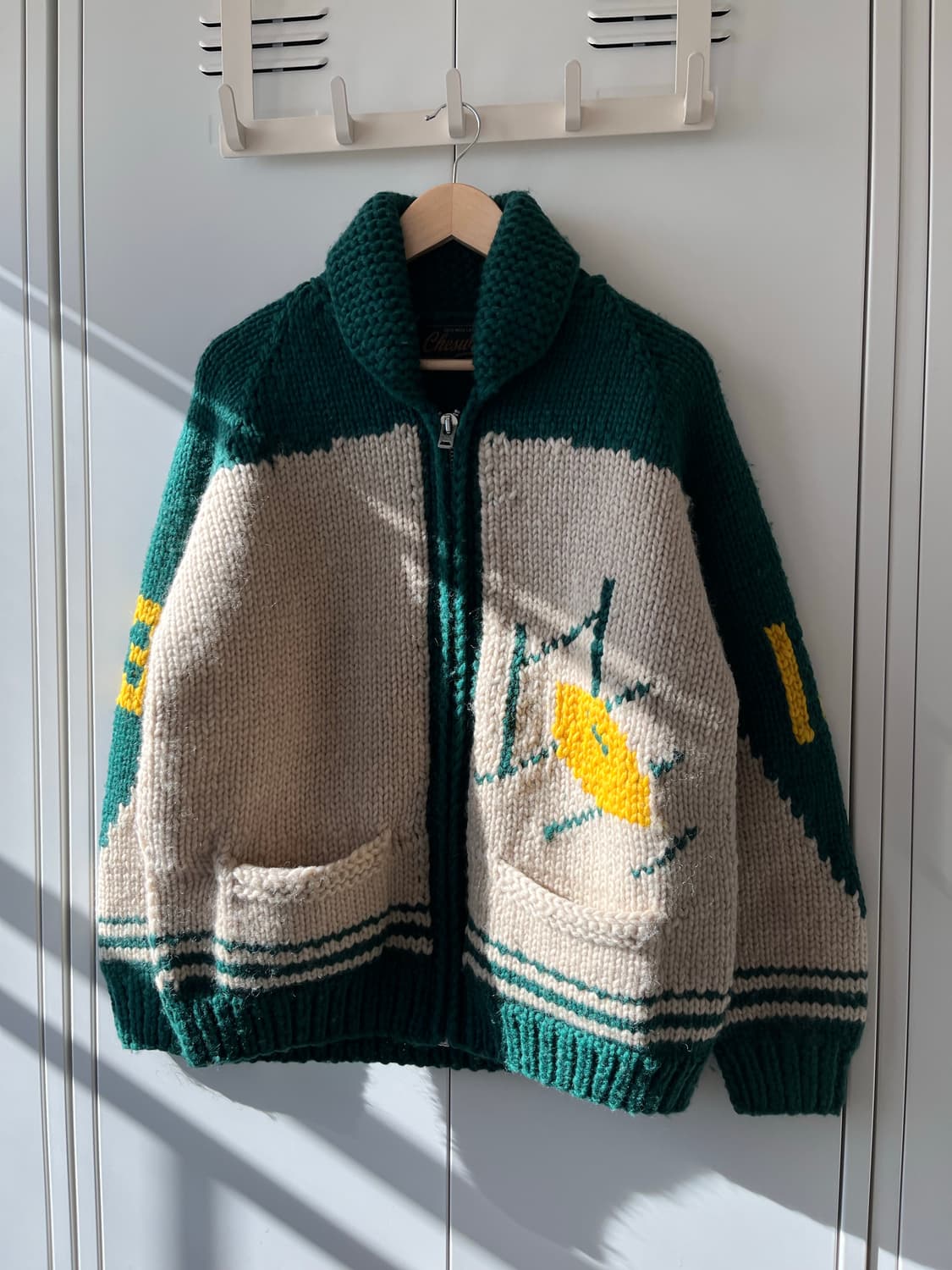 Made in canada 럭비공 리얼 헤비 울니트 코위찬 상품이미지6