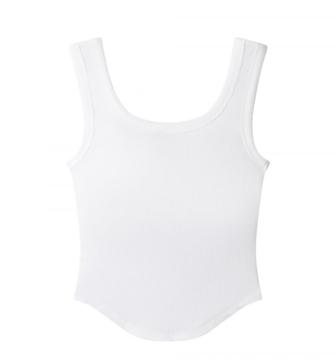 어스지구) Slim Curve Bra Sleeveless WH F 상품이미지3