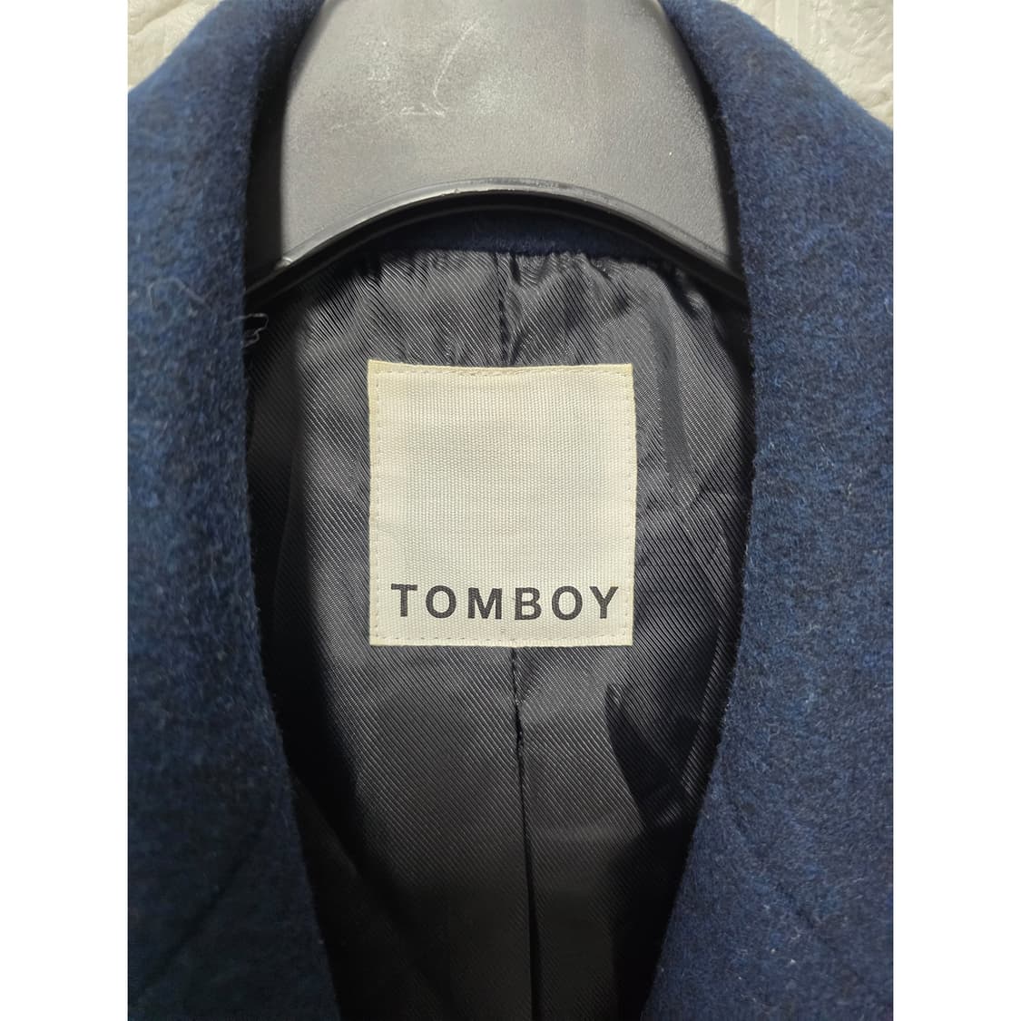 택포// 스튜디오 톰보이 네이비 울 코트 L 상품이미지2