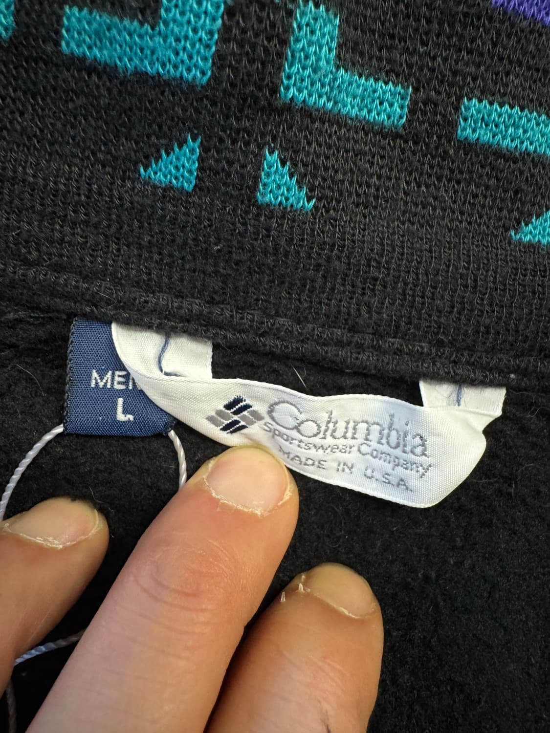 90s 컬럼비아 헤이웨이트 플리스 집업자켓 상품이미지4