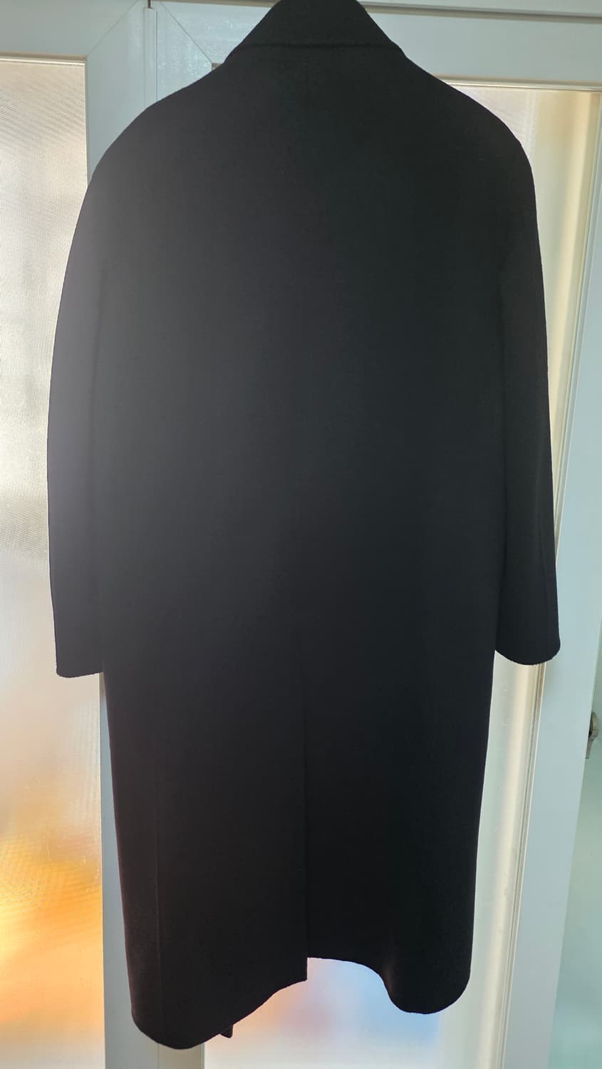 타임옴므 23FW 캐시미어 블렌드 싱글 코트 블랙 100사이즈 상품이미지2