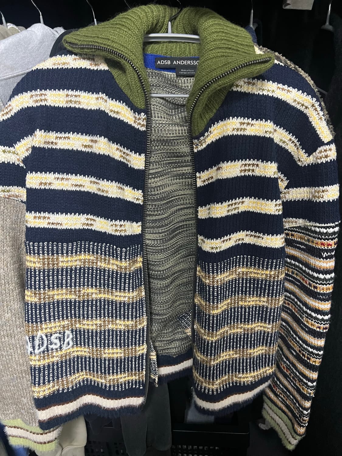 M) 앤더슨벨 니트 집업  상품이미지2