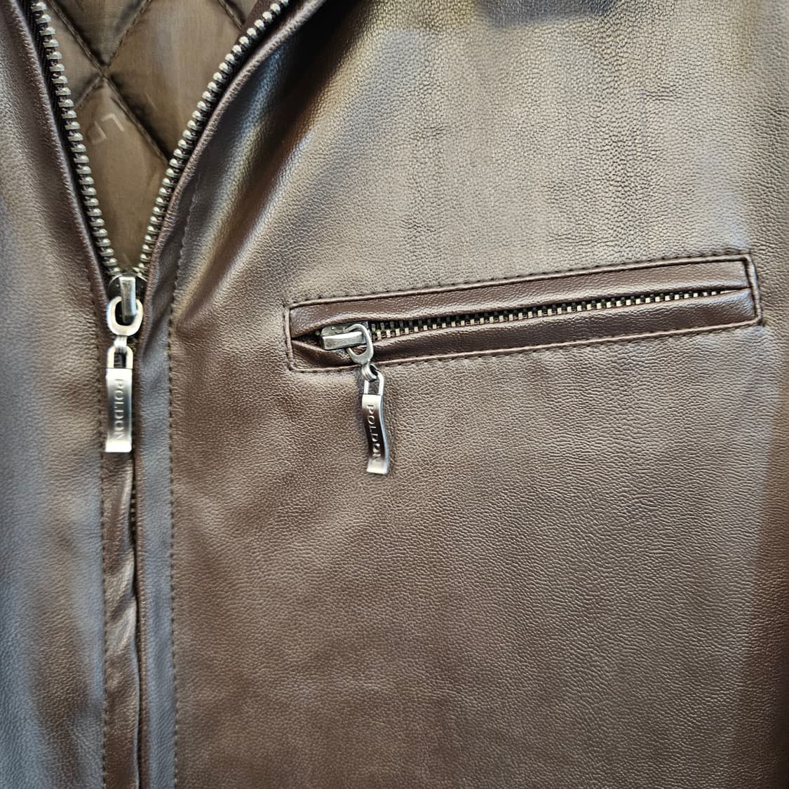 105(XL)/실측100(L) 빈티지 가죽 레자자켓 상품이미지4