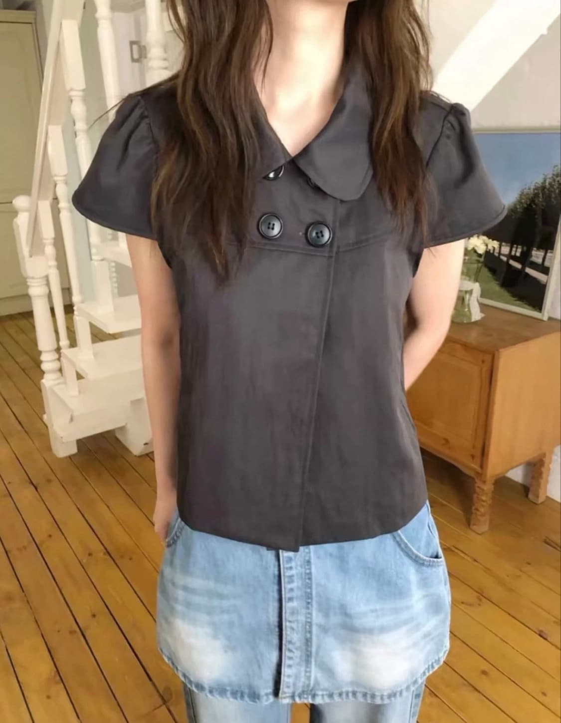 카라 반팔 셔츠 상품이미지1