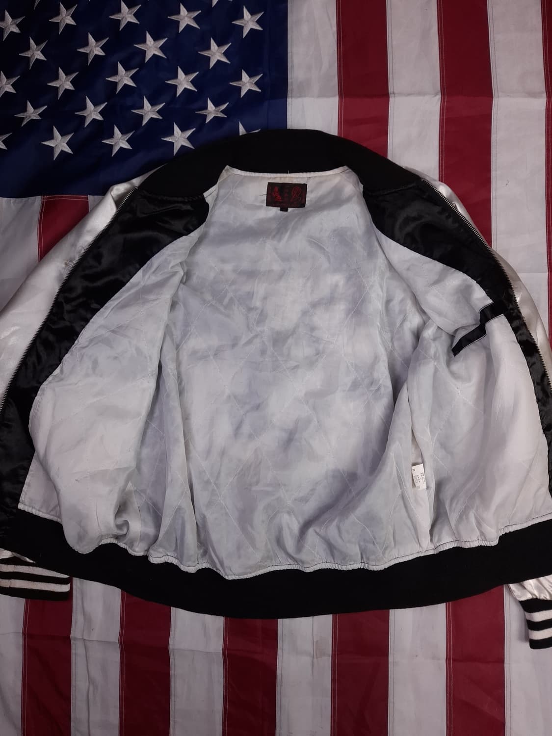 오리지날 일심여경 백호 드래곤 자수 스카잔 상품이미지8