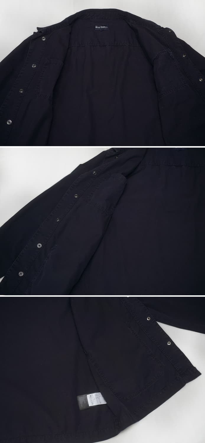 바버 그린들 네이비 코튼 오버셔츠 자켓 (XL / 105+) 상품이미지7