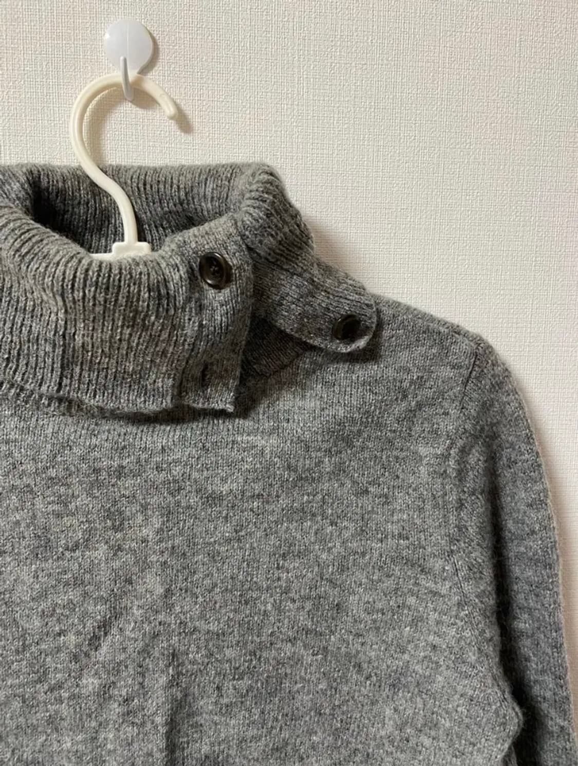 일본 빈티지 모리걸 하구미 대장 니트목폴라&사와코케이프 상품이미지4