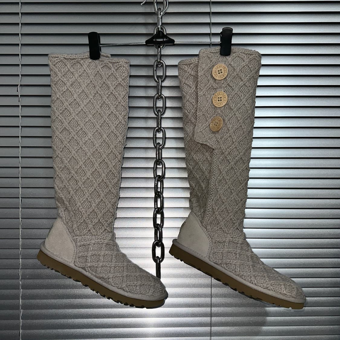 00s 크리스 크로스 니트 카디 어그 부츠 상품이미지3