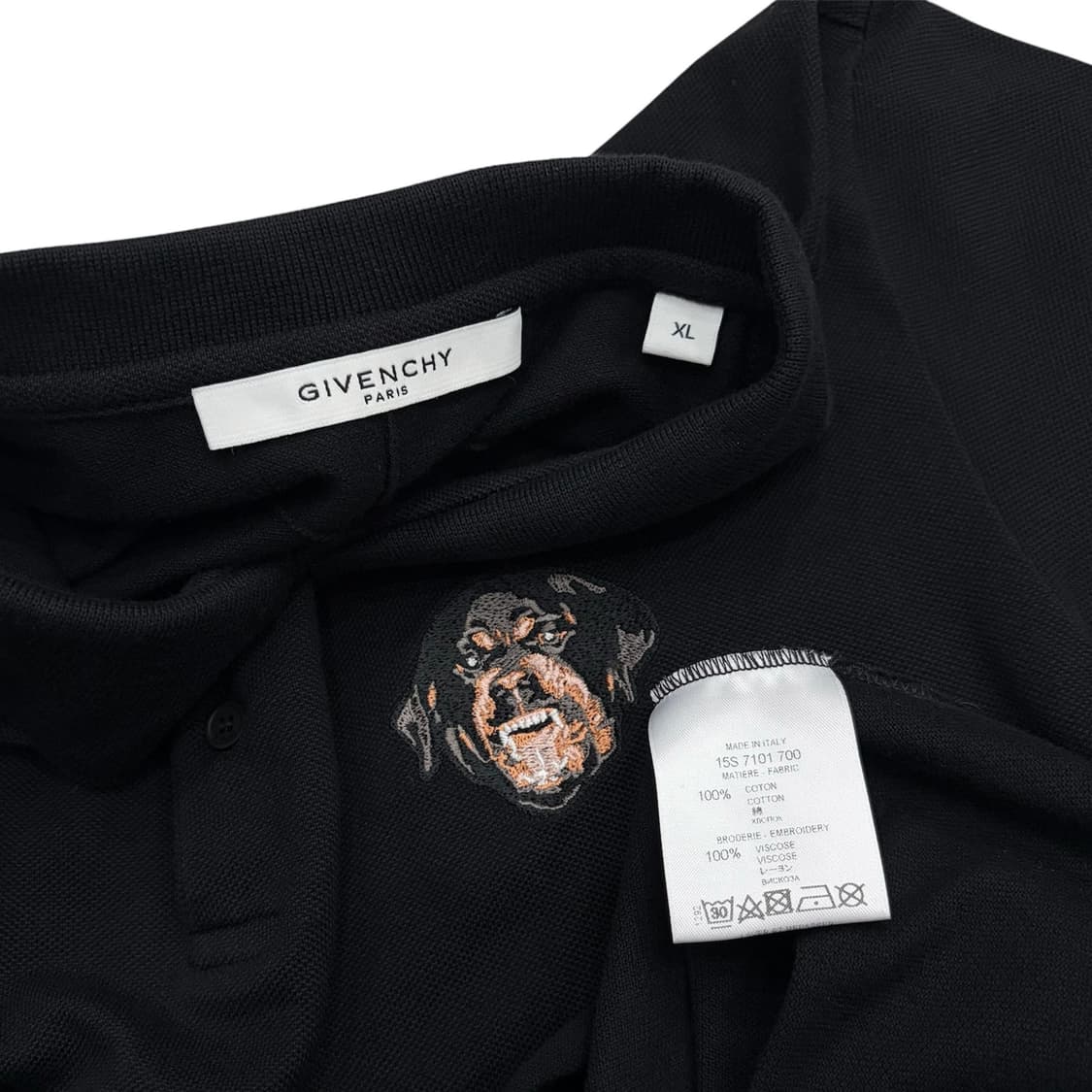 지방시 로트와일러 반팔 카라티 티셔츠 (XL)105 상품이미지2