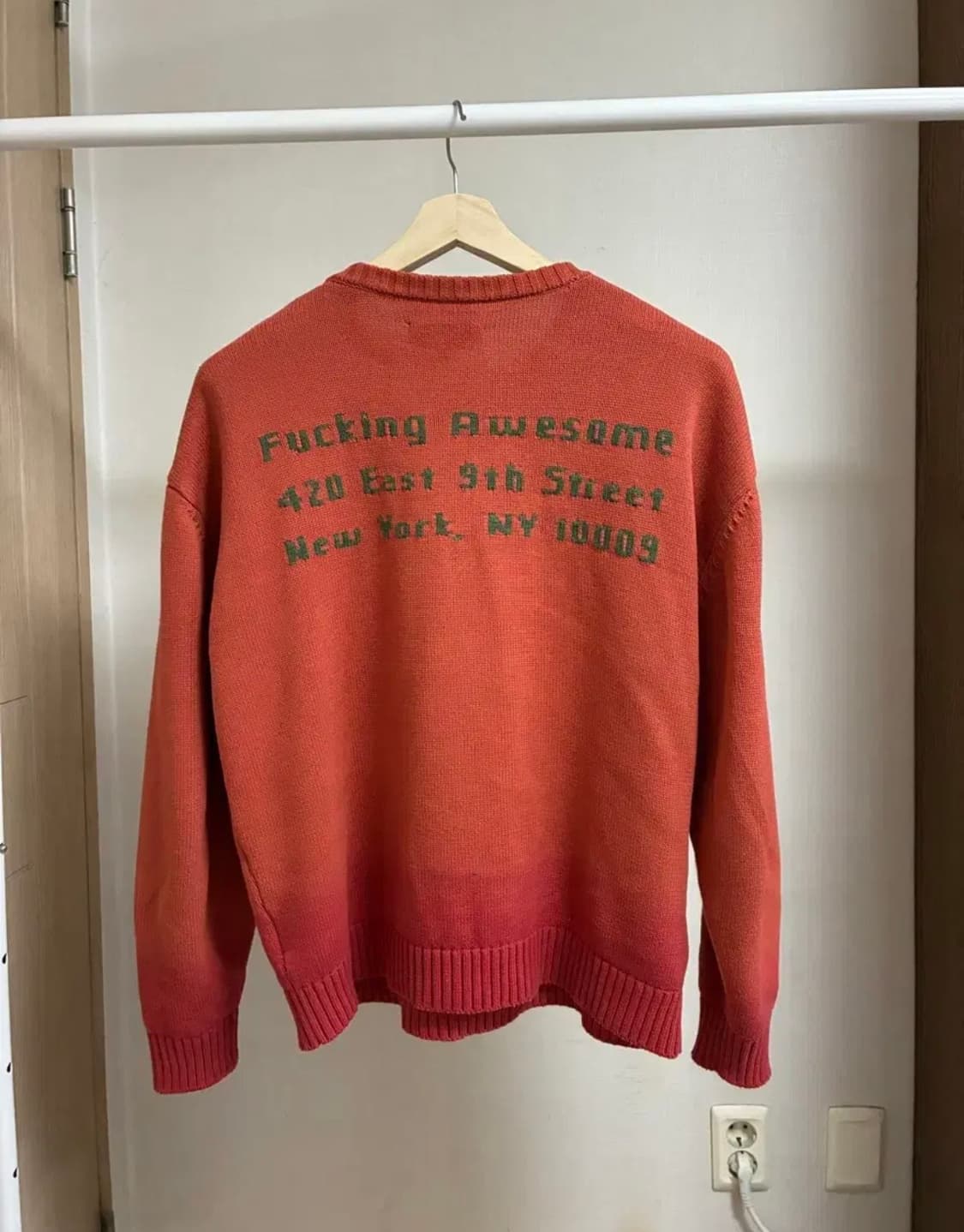 [M]퍼킹어썸 리버티 스웨터 러스트 상품이미지2