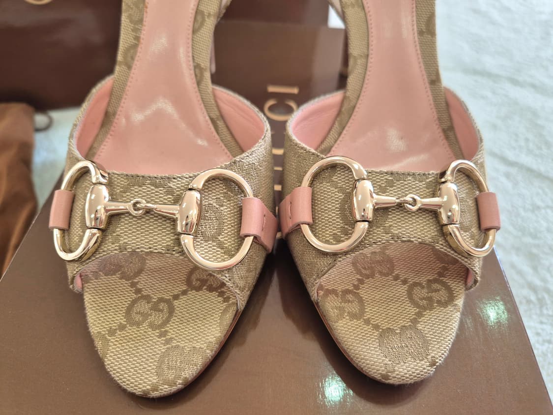 구찌 오픈토 힐 샌들(새제품 컨디션) 상품이미지4