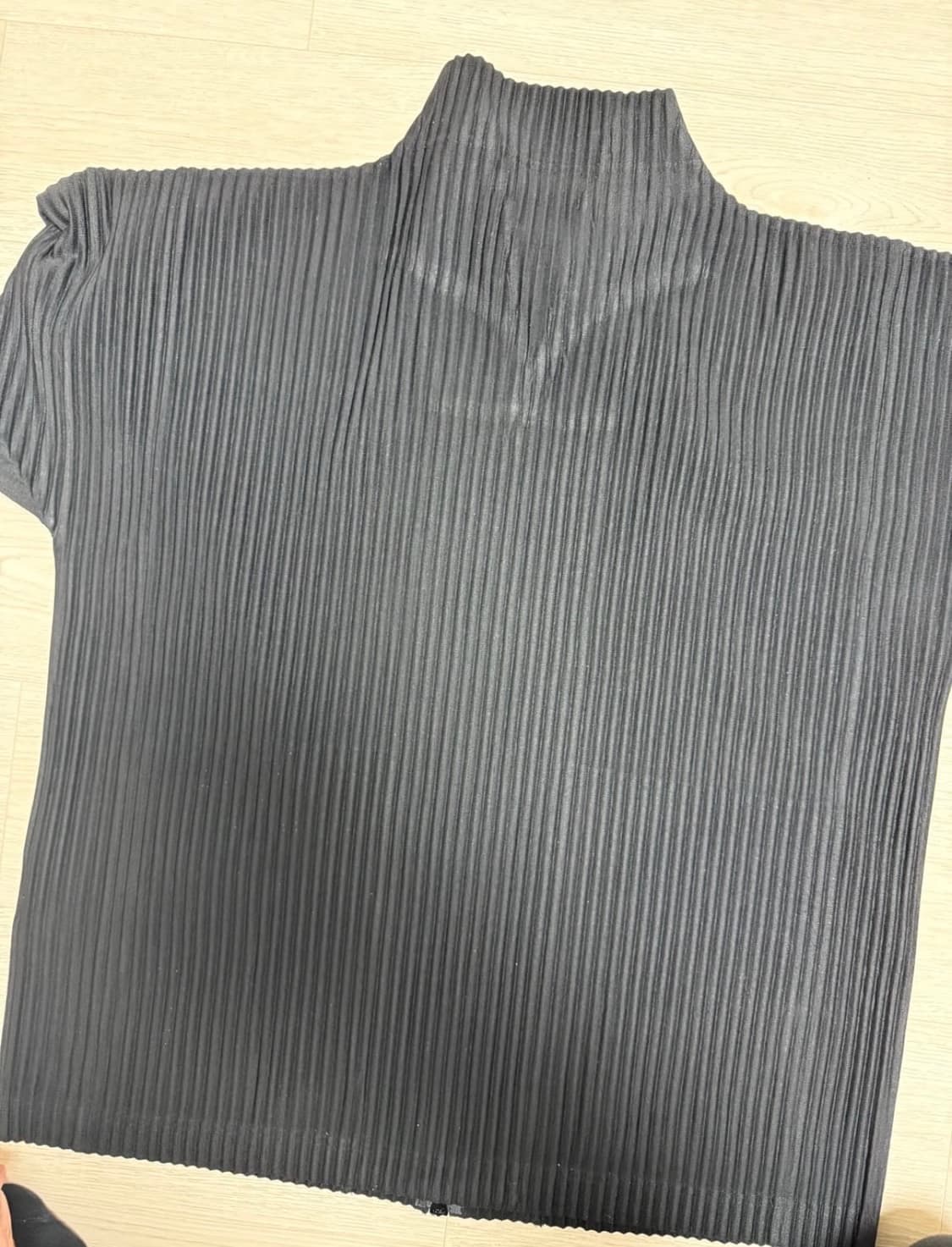 옴므 플리츠 하이넥 집업 상품이미지7