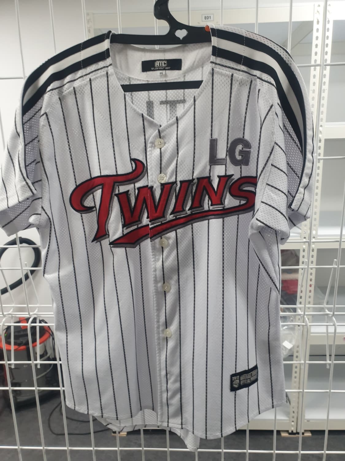 엘지트윈스 유니폼 홈유니폼 95사이즈 오지환 마킹 상품이미지1