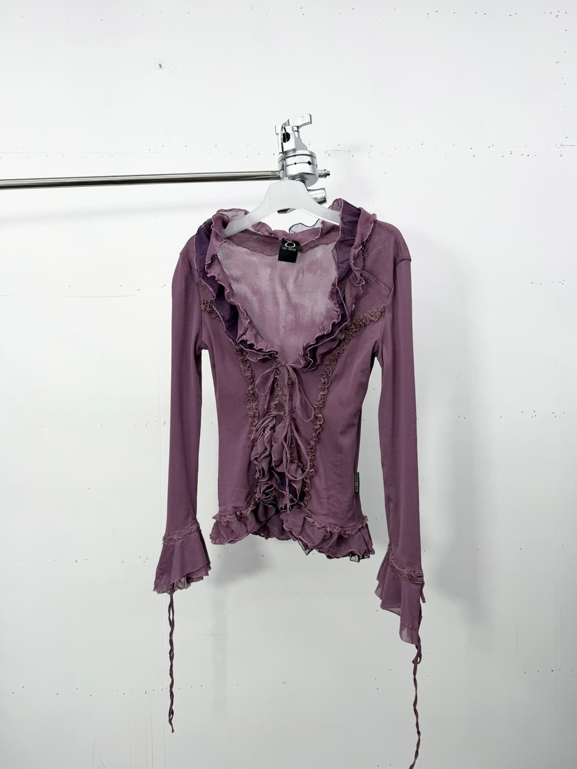 Ozz Oneste shirring cardigan 상품이미지6