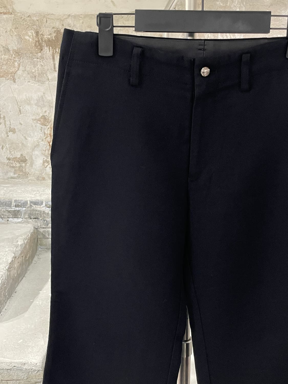 꼼데가르송 트리콧 블랙 ad2005 클래식 울 트라우저 상품이미지2