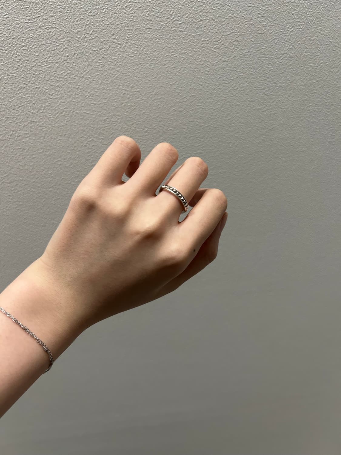925 실버 스터드 반지 handmade studs ring 상품이미지1