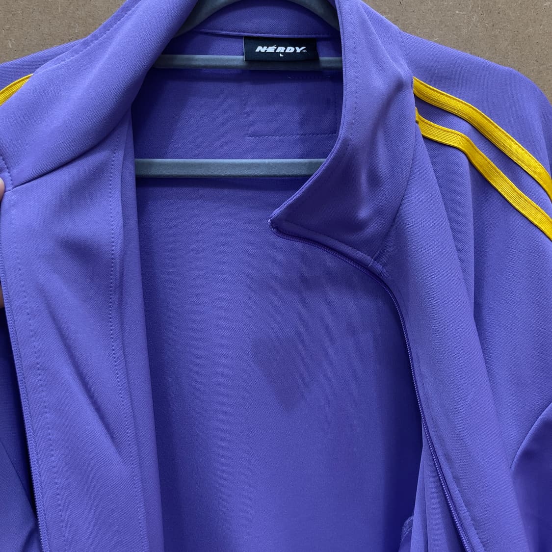 널디 트랙수트 셋업(퍼플/옐로우) 상품이미지3