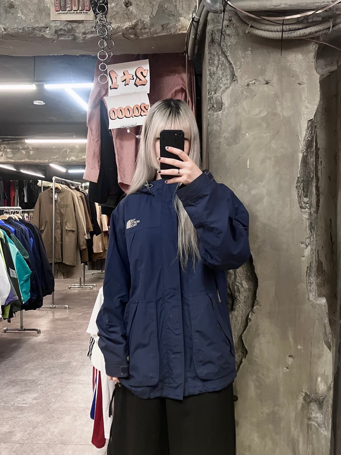 노스페이스 바람막이 점퍼 네이비 95 #csz2935 상품이미지2