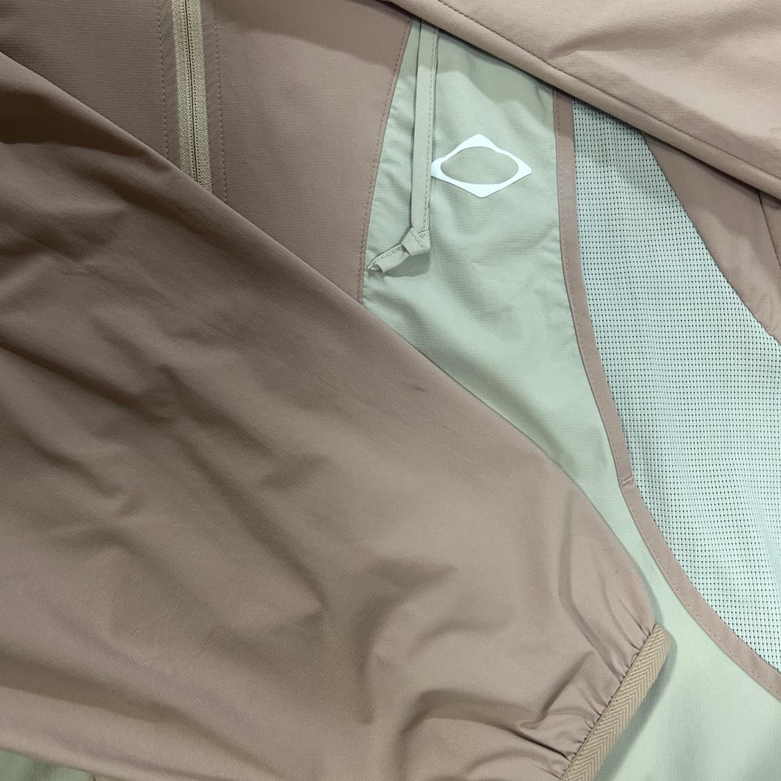 미스치프 컬러블록 윈드브레이커 핑크 상품이미지2