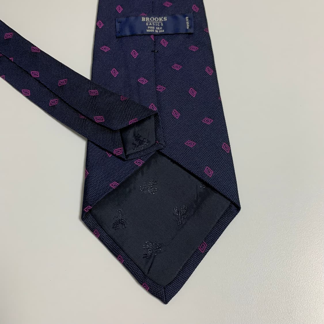 브룩스브라더스 클래식 명품넥타이 100실크 결혼식룩 패션 A+등급 상품이미지6