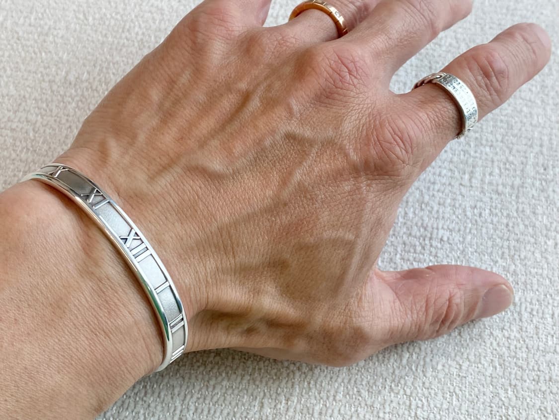 티파니 아틀라스 뱅글 타입 실버 팔찌(남녀공용) 상품이미지3