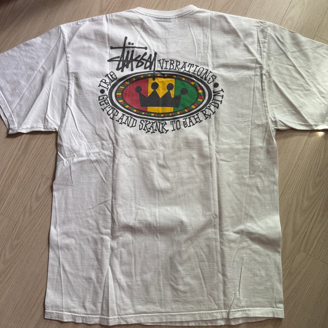 스투시 rasta oval pig dyed 티셔츠 XL 팝니다 상품이미지5
