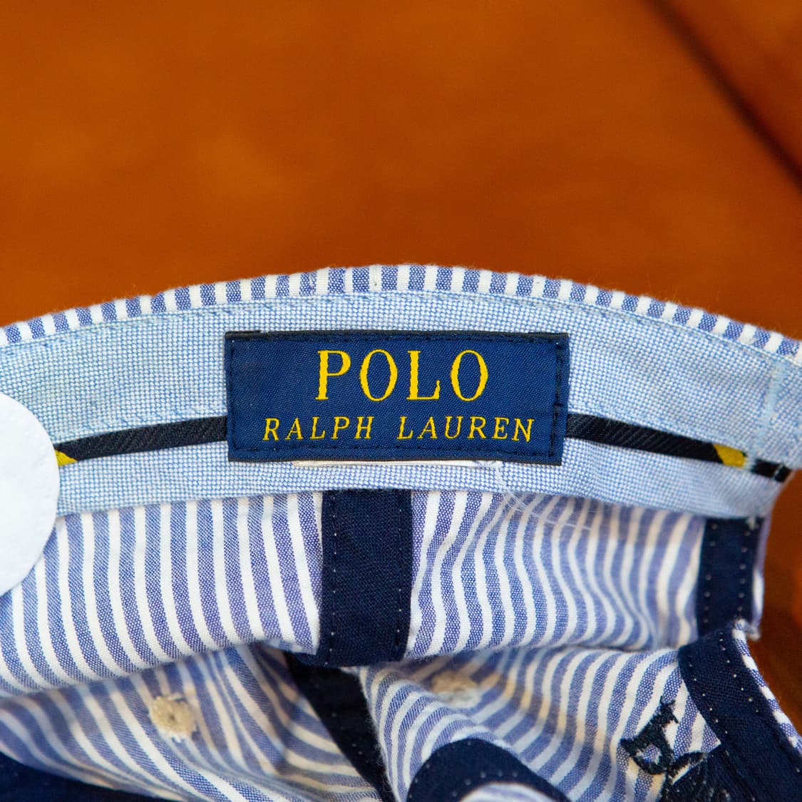 폴로 랄프로렌 시어서커 스트라이프 캡 상품이미지5