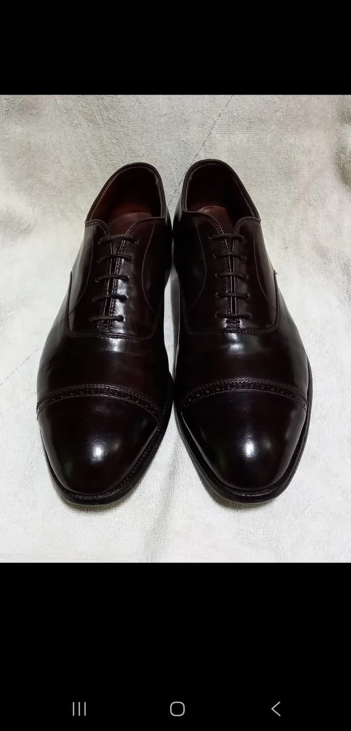 [판매] alden 9015 알든 9015 쉘코도반 캡토 발모랄 9.5D 상품이미지10