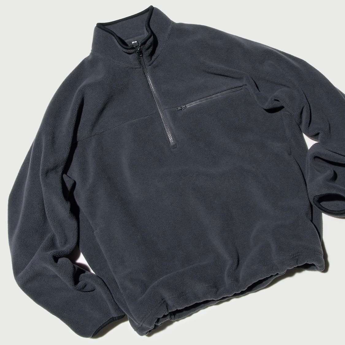 유니클로 후리스 풀오버 다크그레이 상품이미지3