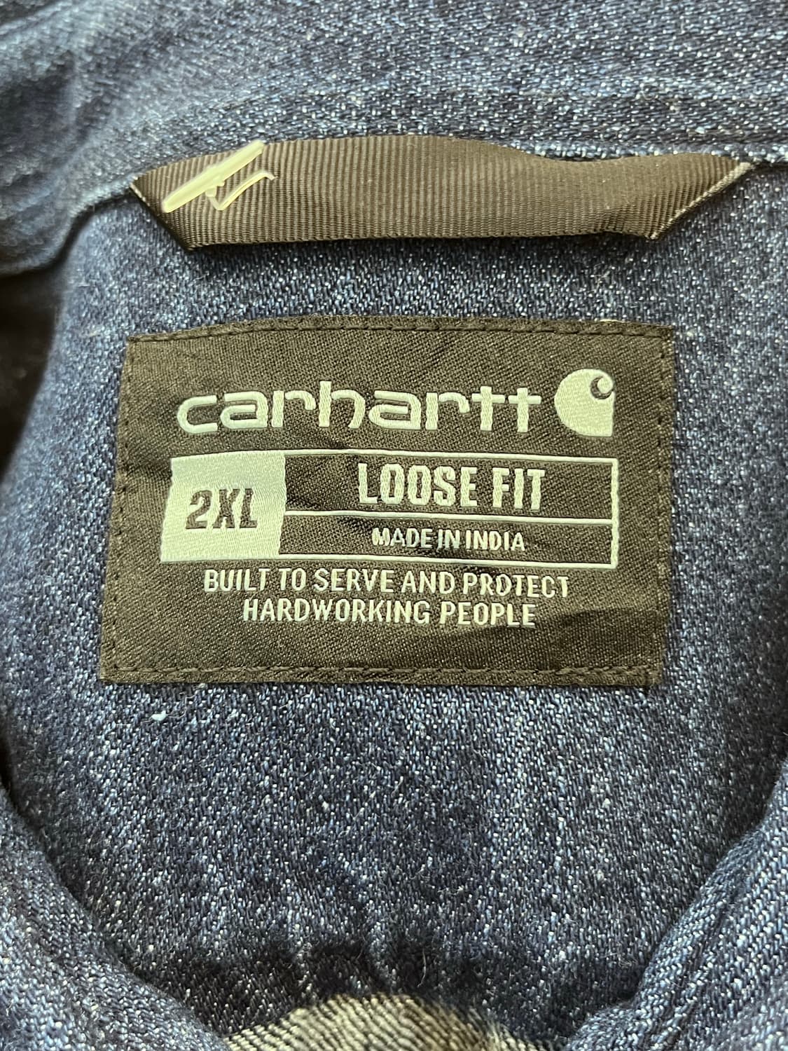 칼하트 데님 워크 셔츠 상품이미지8