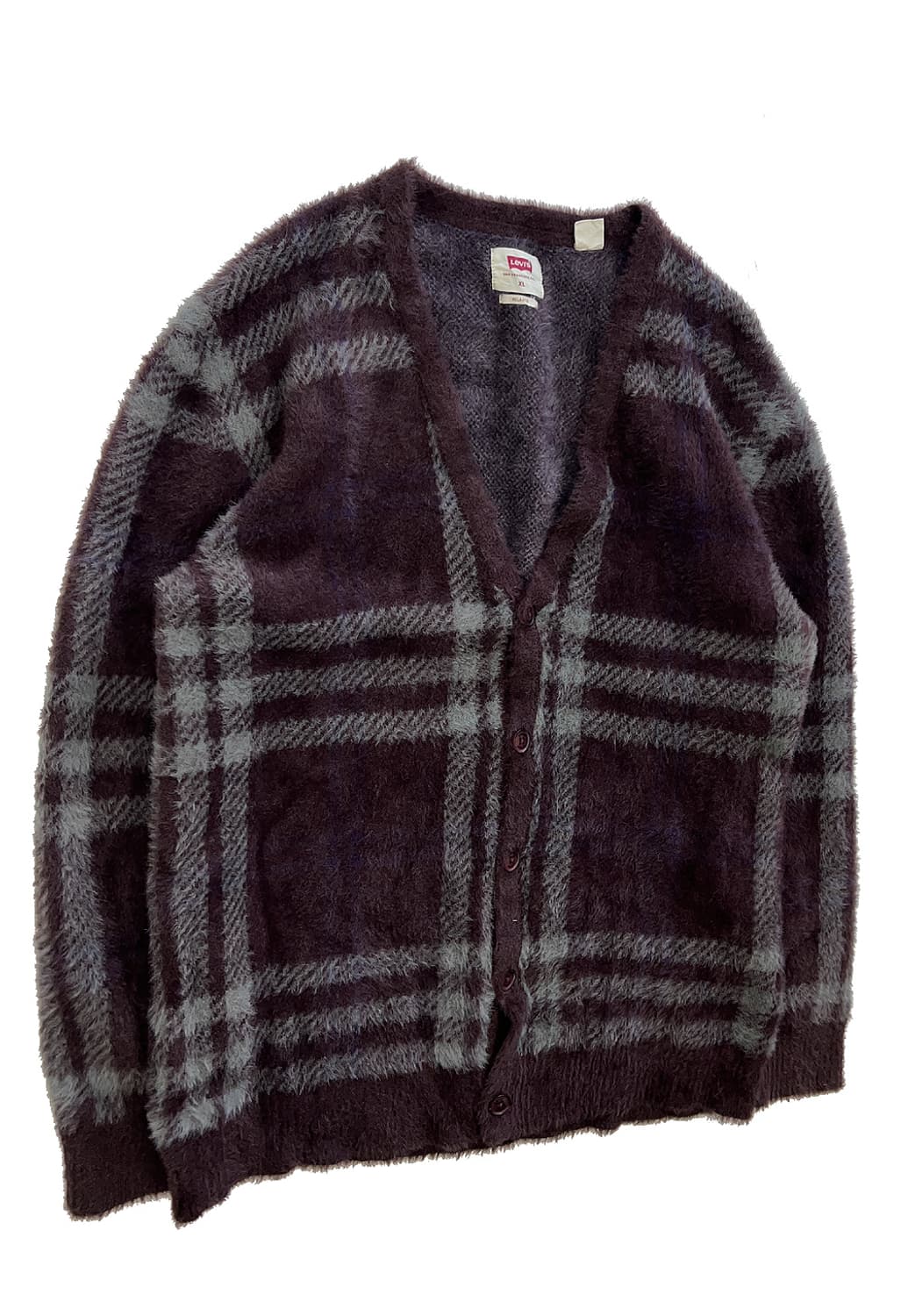 리바이스 체크 가디건 상품이미지2