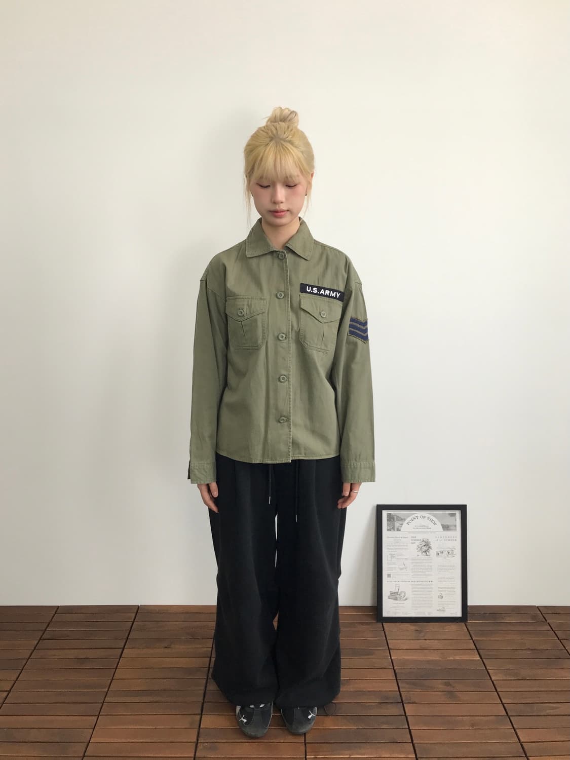 Browny US Army Military Shirt 상품이미지1