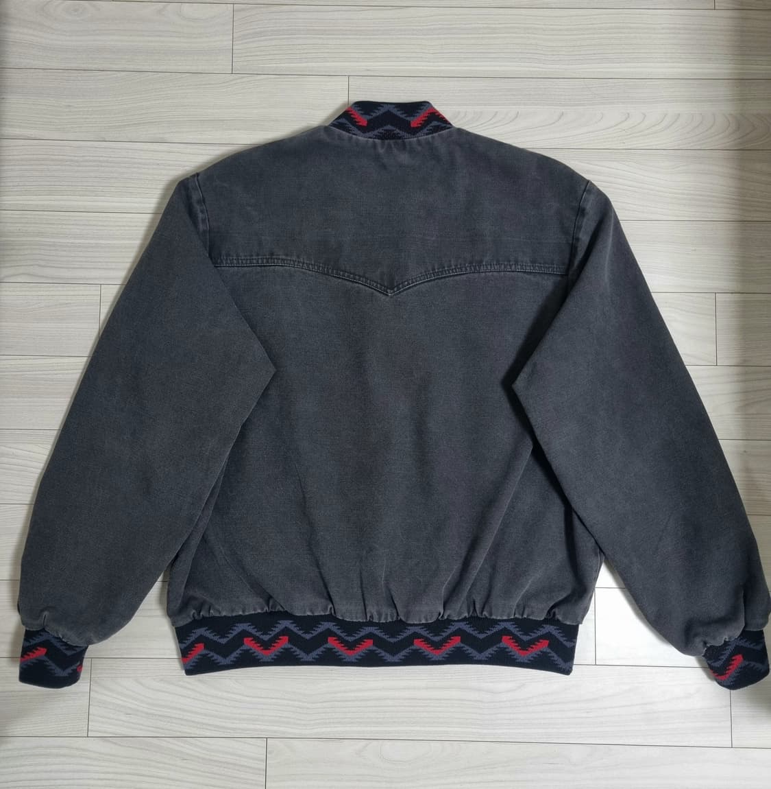 월즈 산타페 아즈텍 워크자켓 블랙 80s90s 상품이미지4