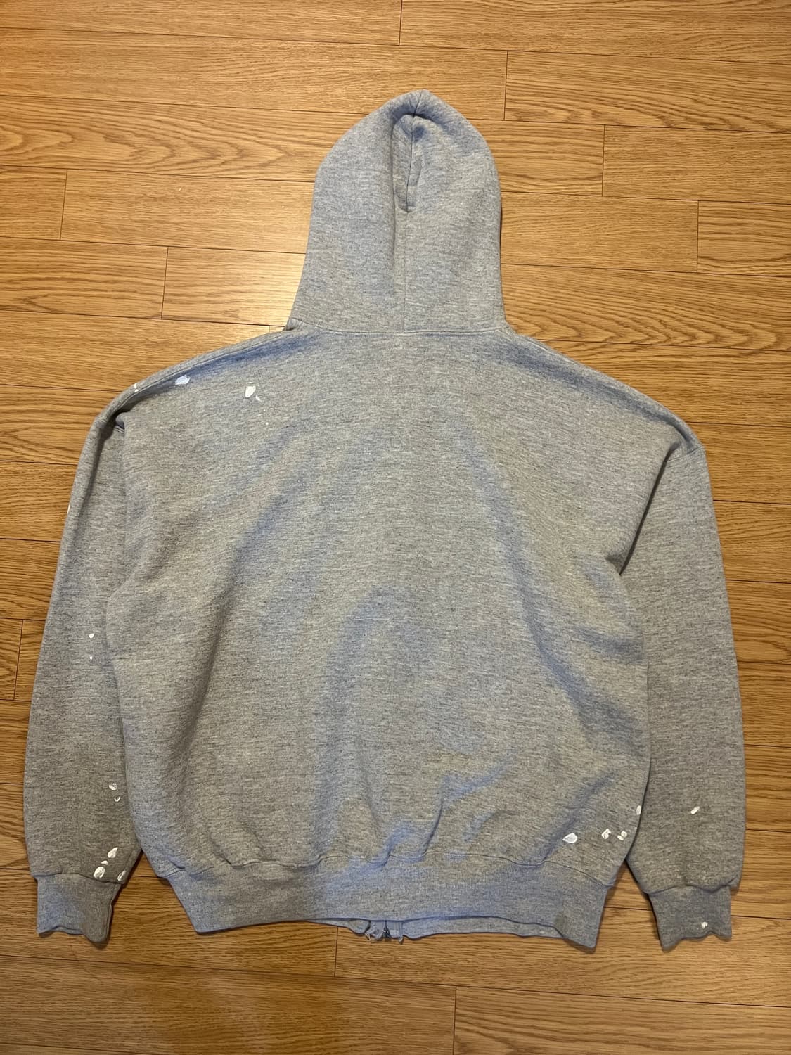 90s 러셀 빈티지 후드집업 그레이 XXL 상품이미지4