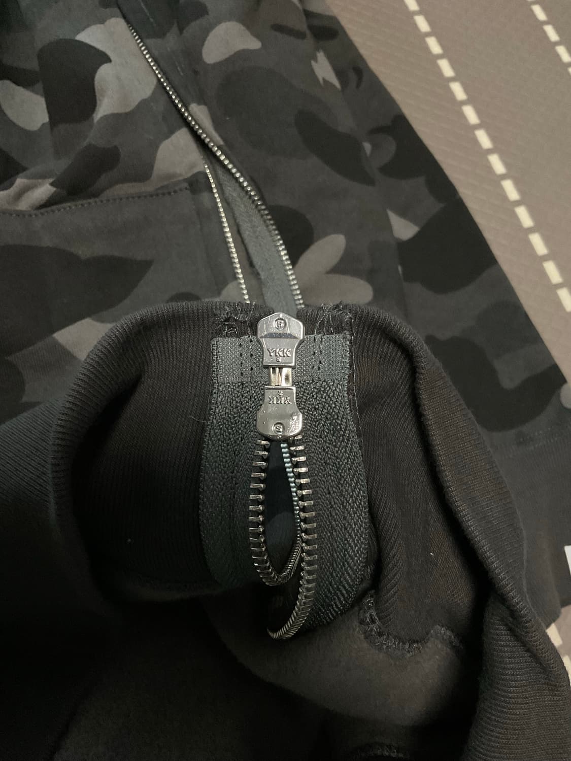 베이프 흑계 후드집업 / L 상품이미지5