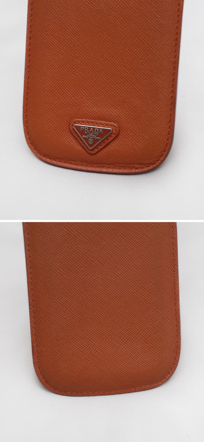 프라다 (PRADA) 삼각로고 사피아노 레더 카드.명함 폰케이스 상품이미지6