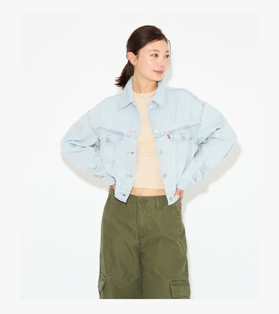 LEVI’S - 24SS FEATHERWEIGHT CROP JACKET 상품이미지3