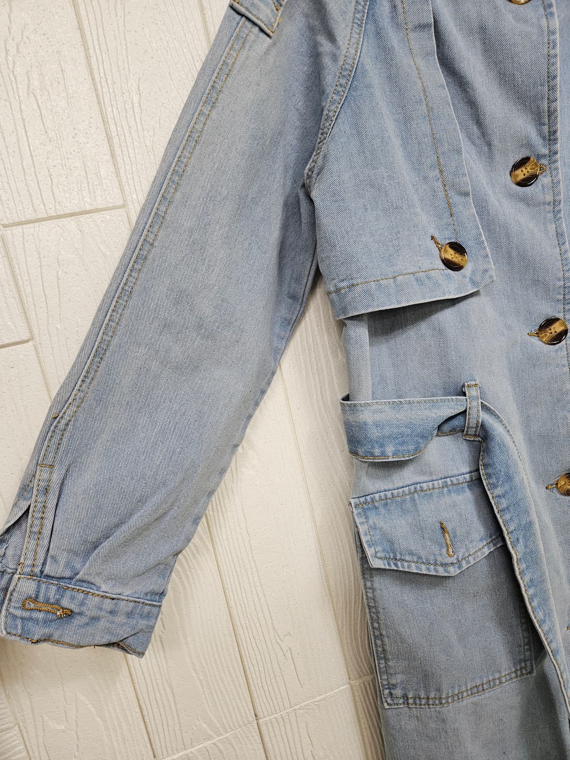 벨트 데님자켓 상품이미지3