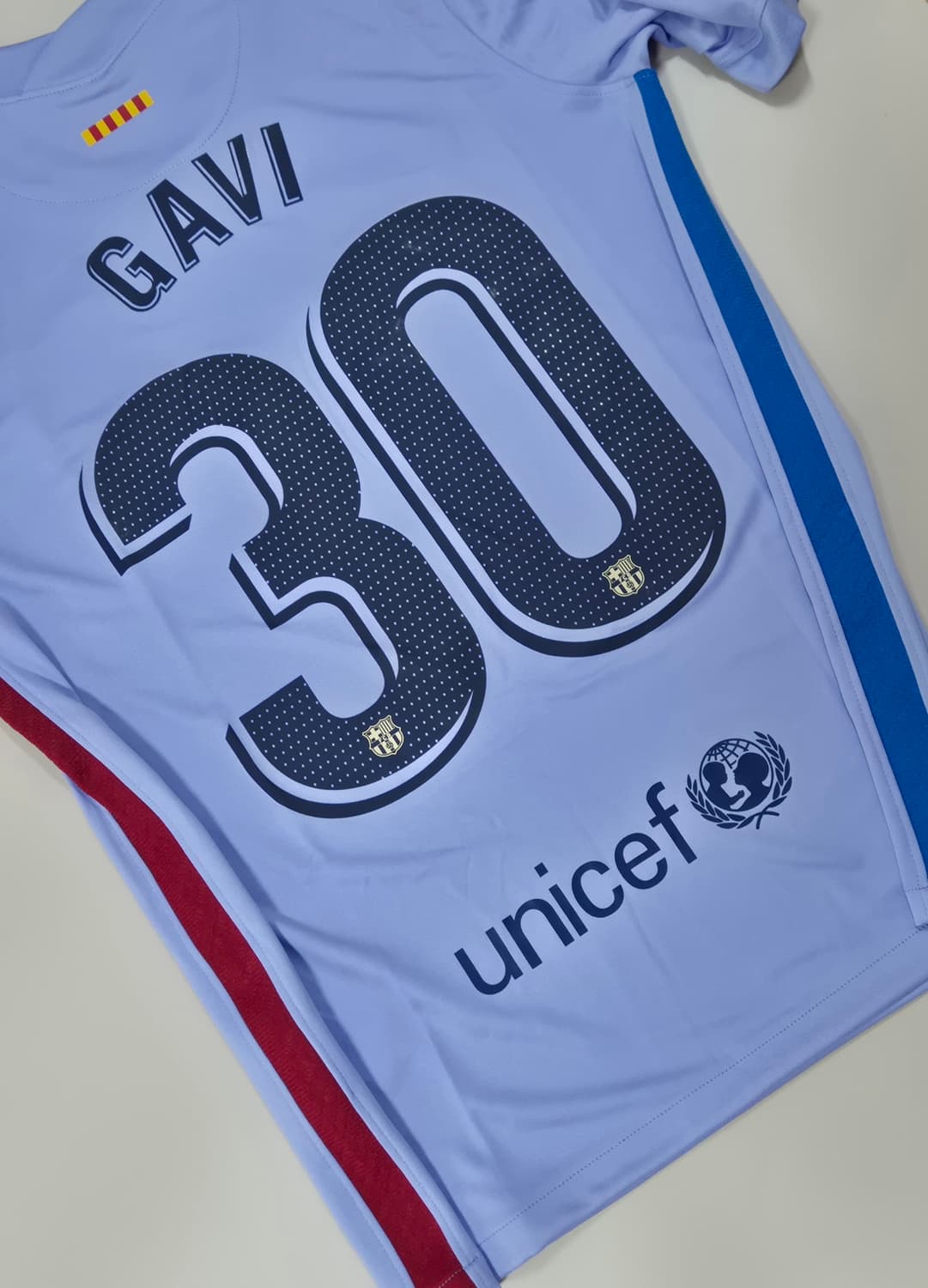 21-22 바르셀로나 어웨이 가비 유니폼 M 상품이미지7