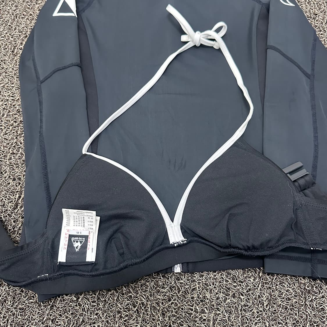 르꼬끄 여성 래쉬가드 수영복 블랙 세트 S 상품이미지5