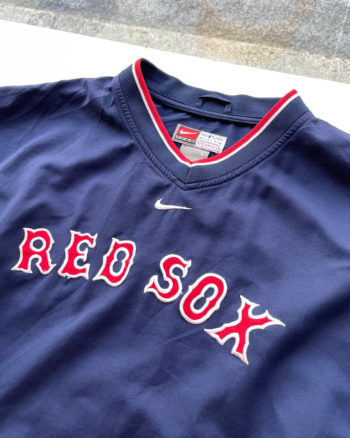 Old Nike ‘Boston Red Sox’ warm up 나이키 웜업 상품이미지5