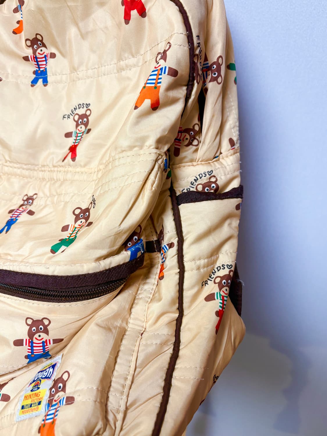 곰돌이 일본 빈티지 백팩  가방 모리걸 y2k 리락쿠마 다마고치 인형 상품이미지3