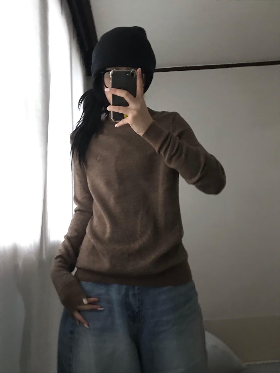 폴로 브라운 메리노울 니트 상품이미지4