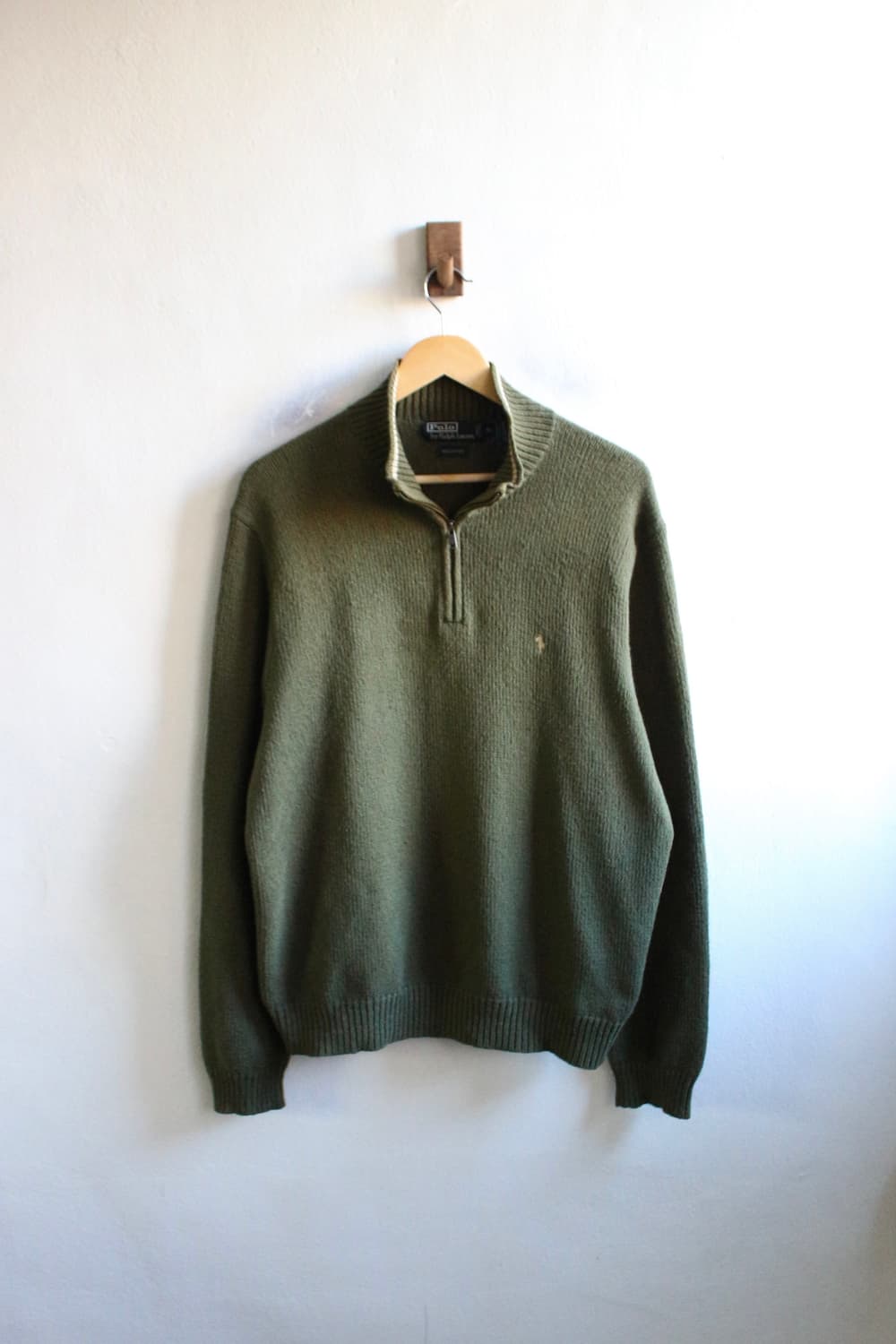 폴로 1/4 집 니트 상품이미지2