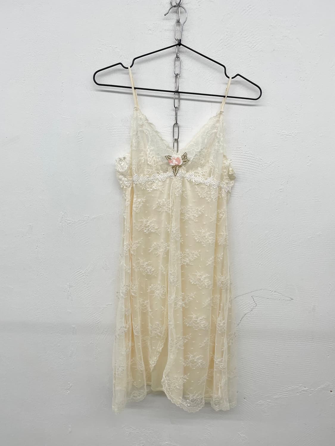 페어리 레이스 자수 슬립 상품이미지4